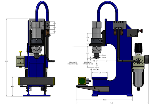 PR98 8-ton Marking Press