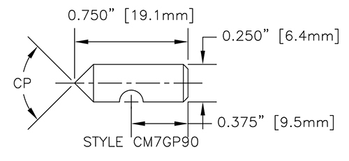 CM7G-Punch drawing