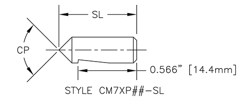 CM7X-SL-Punch drawing
