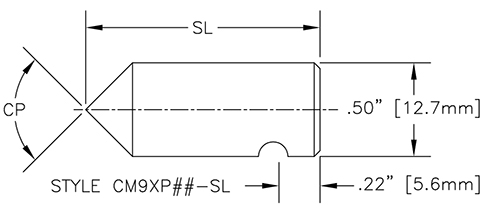 CM9X-SL-Punch drawing